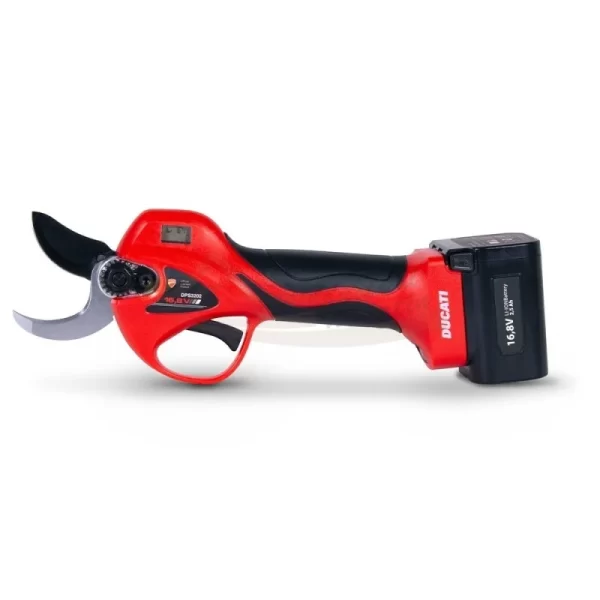 TIJERA DE PODA ELECTRICA DUCATI DPS3202 PROGRESIVA C/ DISPLAY 2BAT 2.5Ah NEMAC