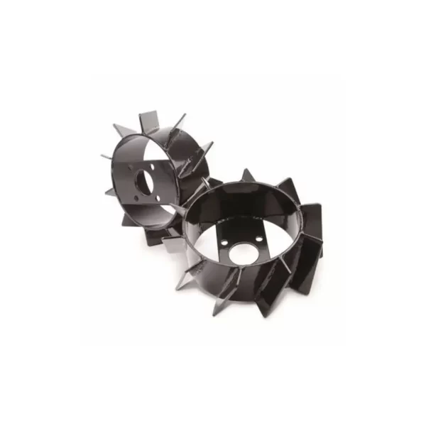 Juego de Ruedas Metálicas sin Ejes de 600 x 100 mm (2 Unidades) para Motoazadas Ducati DTL10000, DTL11000D y DTL13000